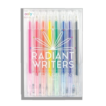 OOLY Radiant Writers Glitter Gel Pens Set of 8 132090